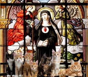 Saint Gertrude of cats